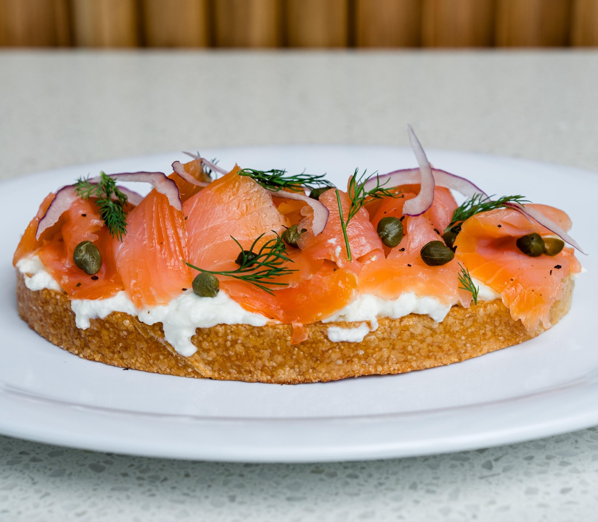 Smoked Steel Head Trout Toast