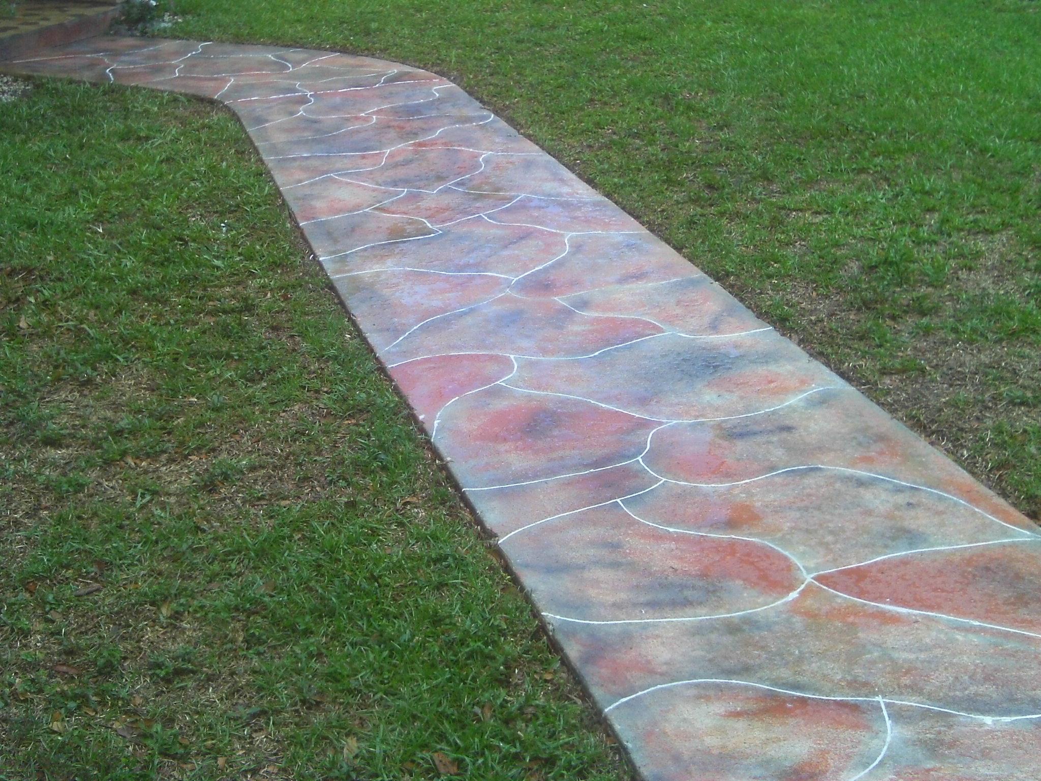 Concrete lines coupon