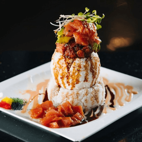 Happy Salmon Tower Roll