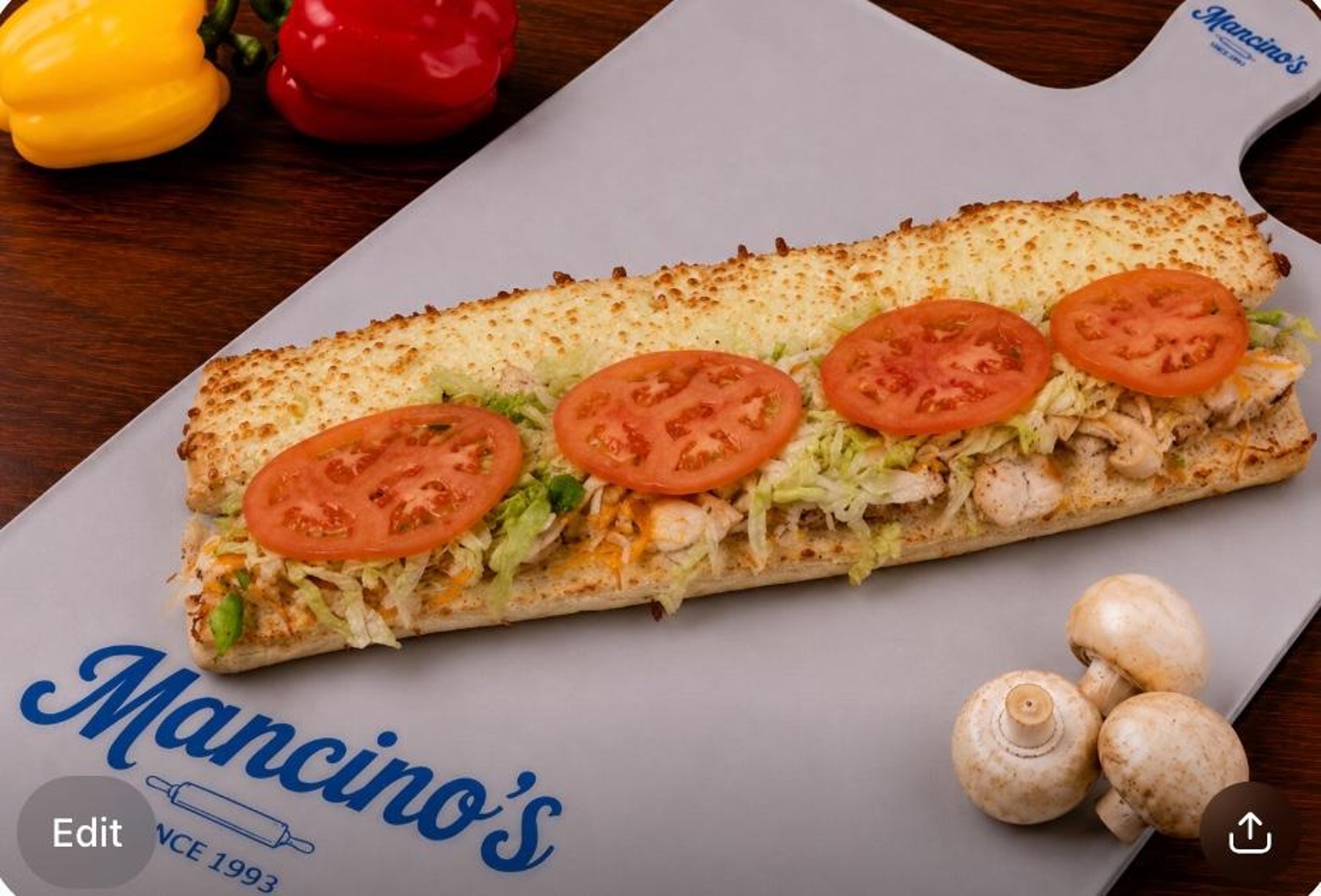 Whole Grilled Chicken Grinder