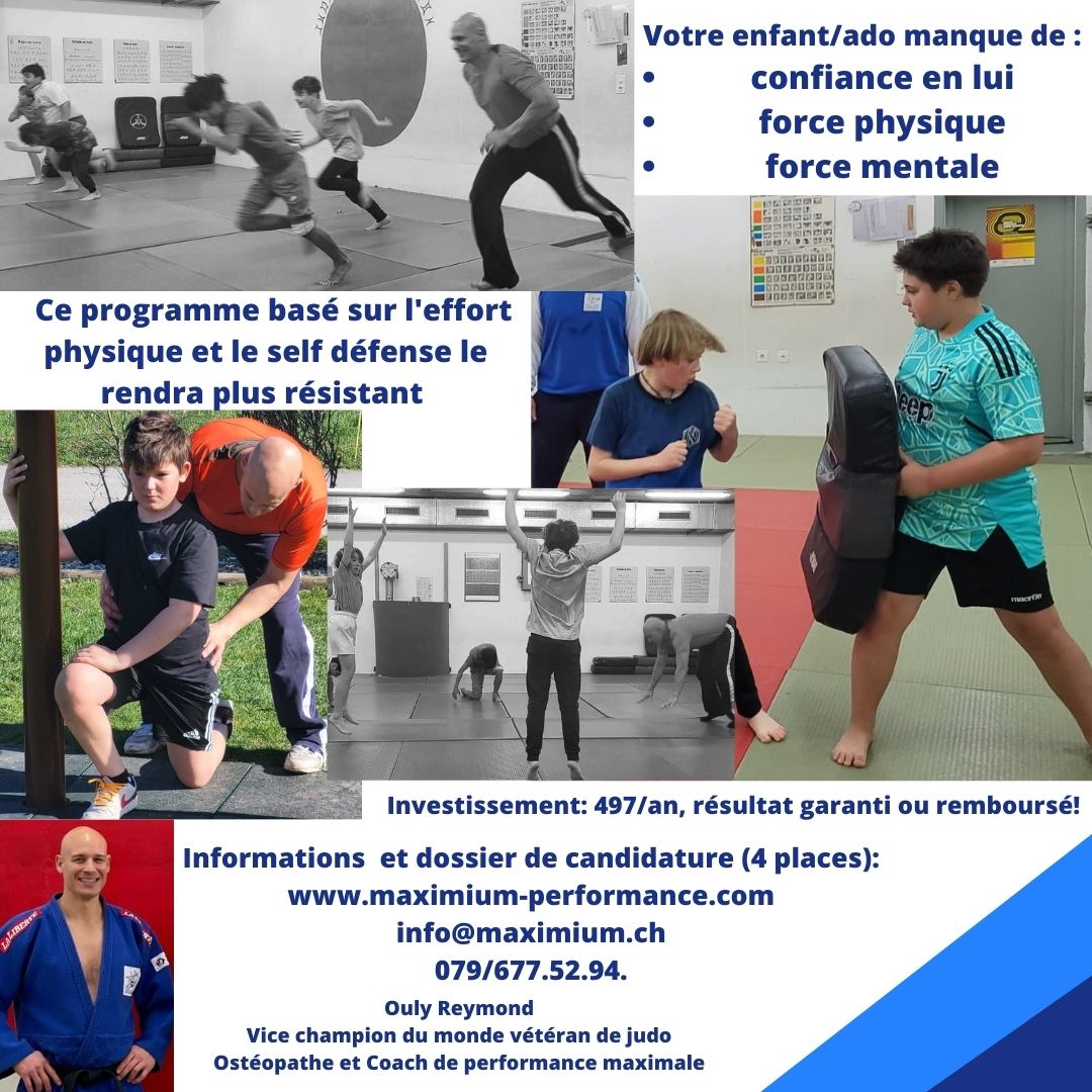 PROGRAMME CHAMPION DE TA VIE POUR ENFANT