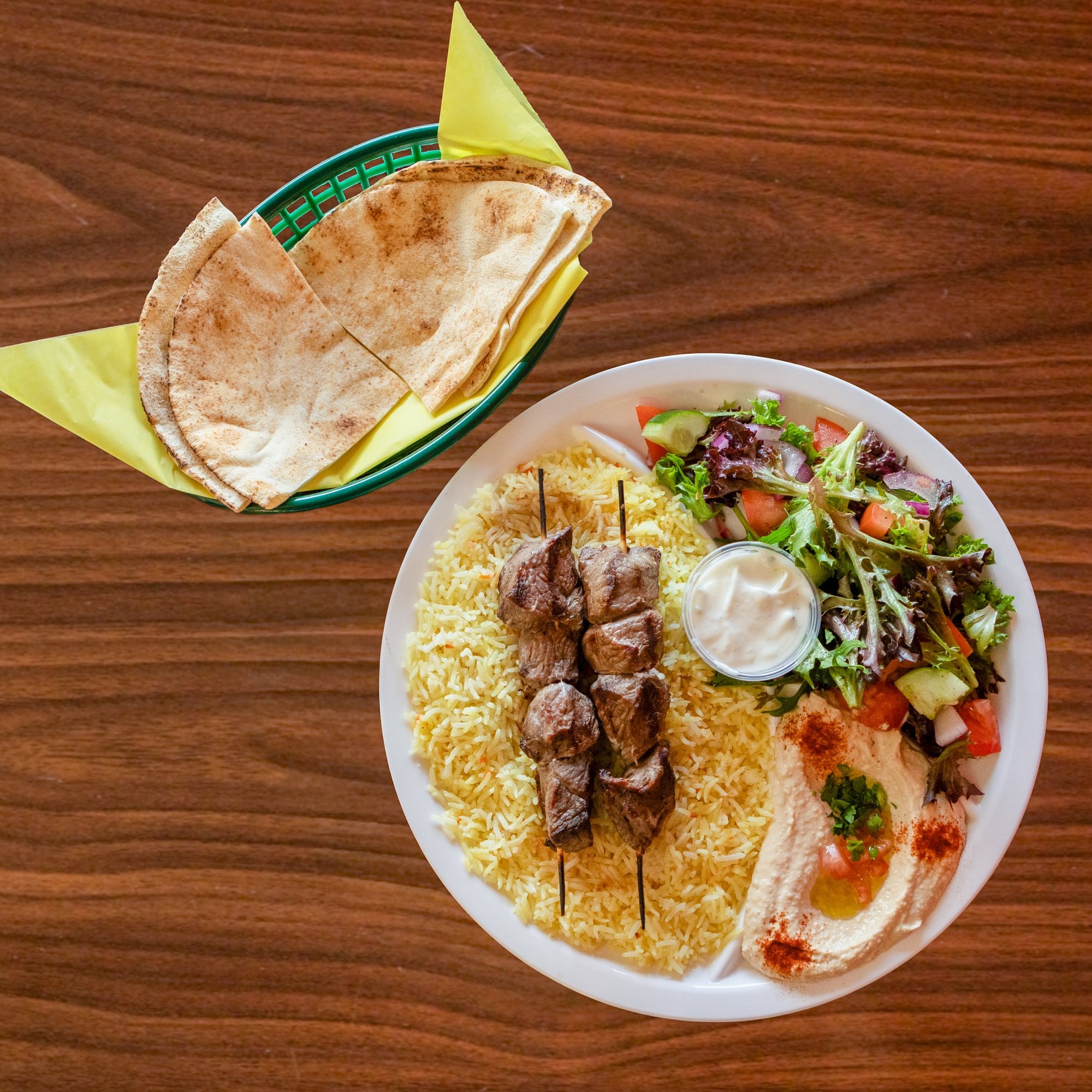 Lamb Kabobs Plate