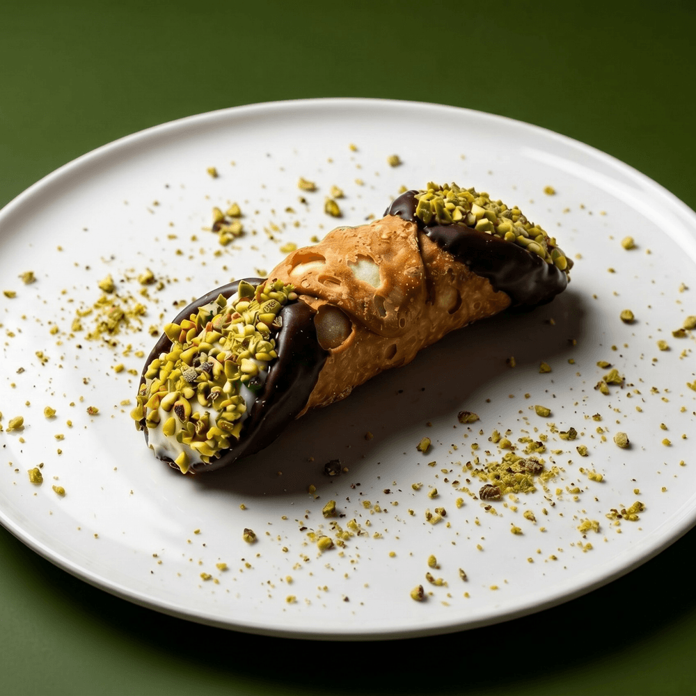 Dubai Chocolate Cannoli