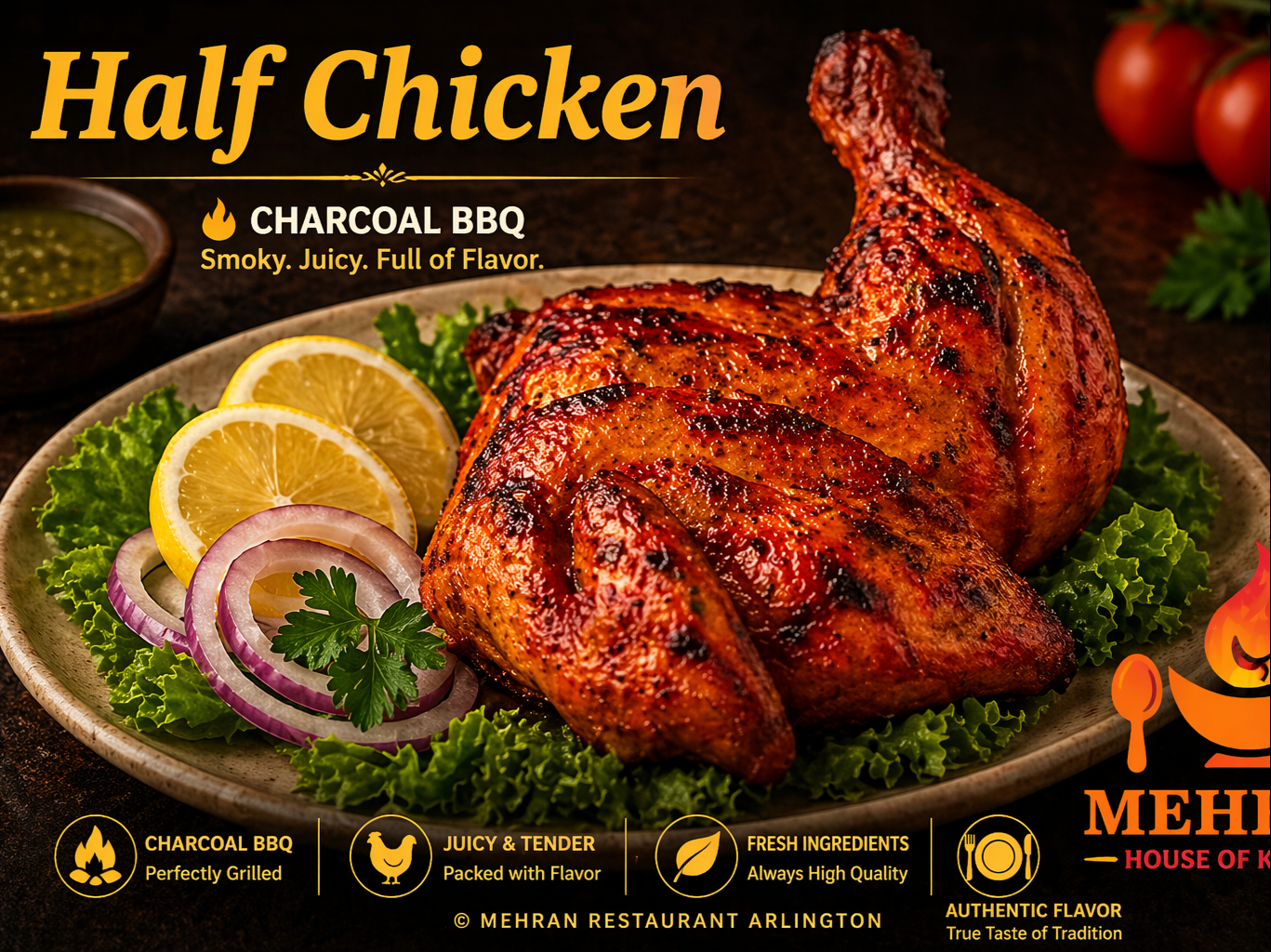 Chicken Tandoori (Half Chicken)