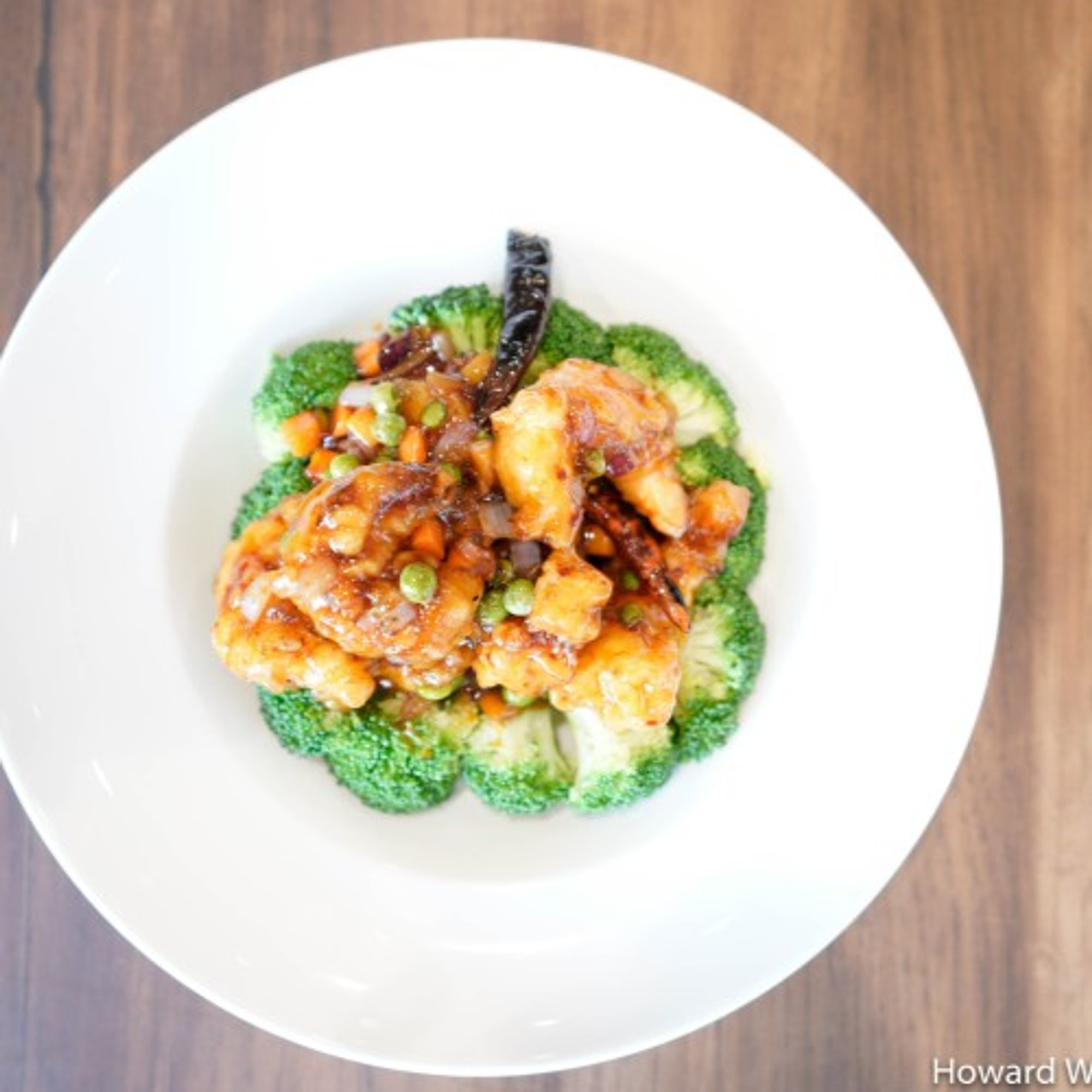 Spicy Crispy Prawns Dinner