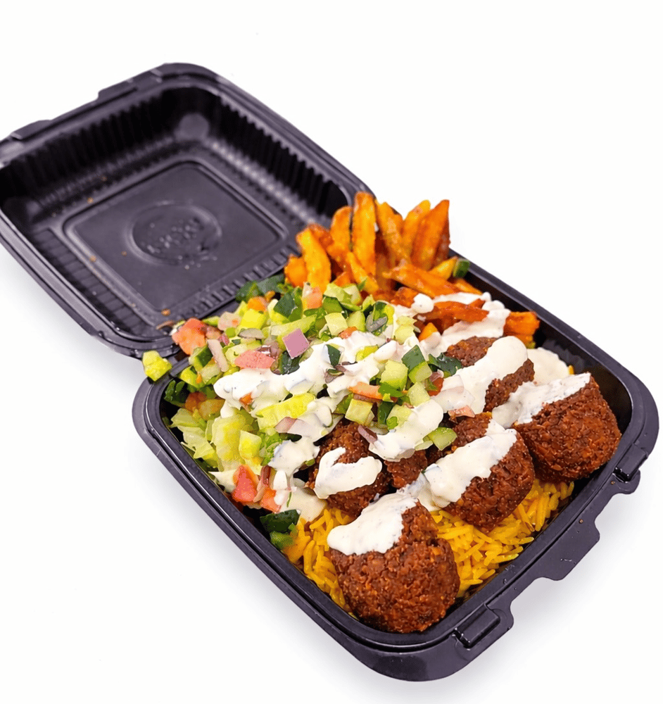 Falafel Over Rice