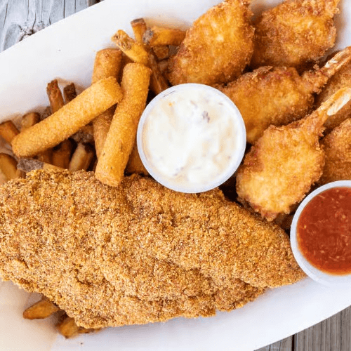 Fried Catfish/Shrimp Combo Basket
