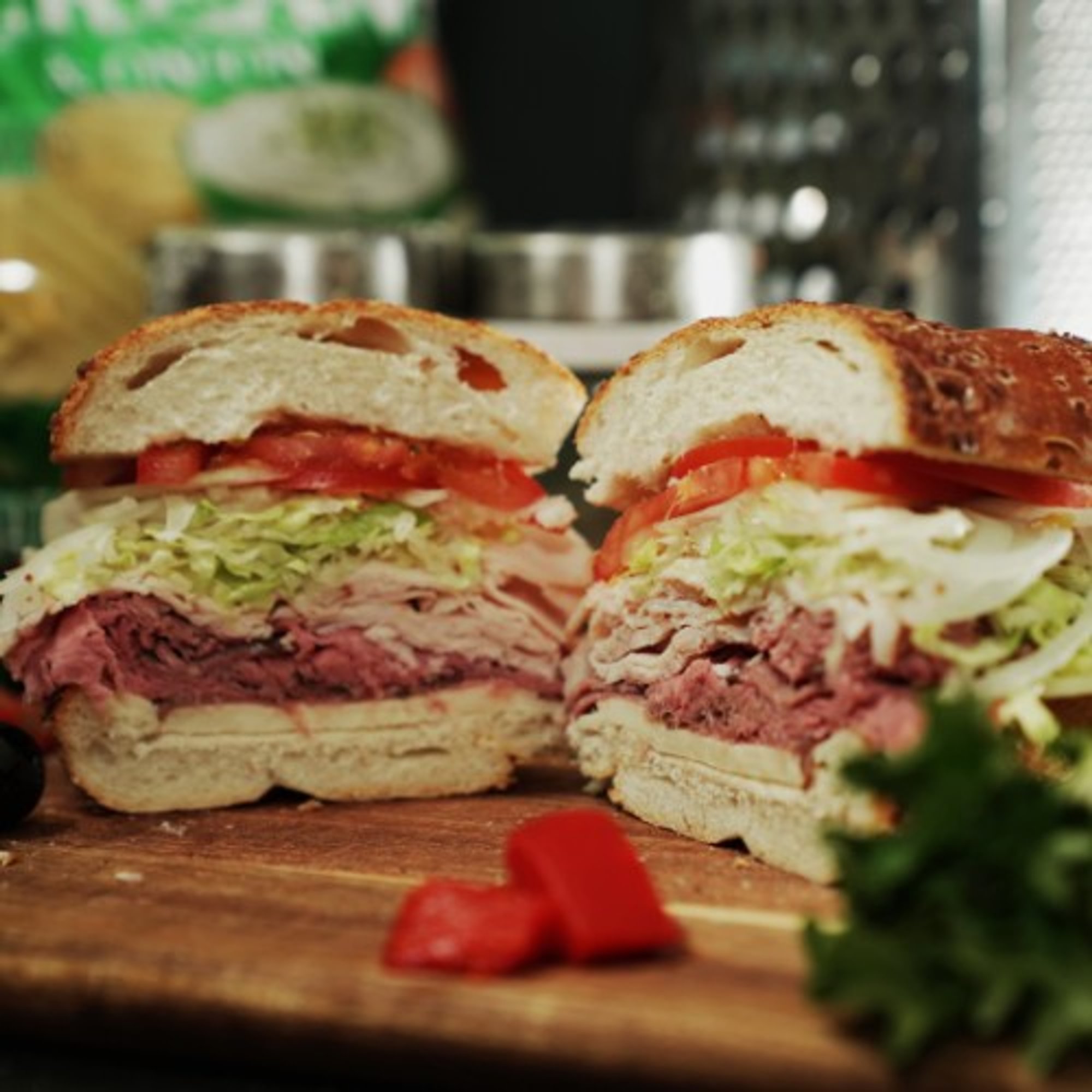 #8 Roast Beef, Turkey & Cheese