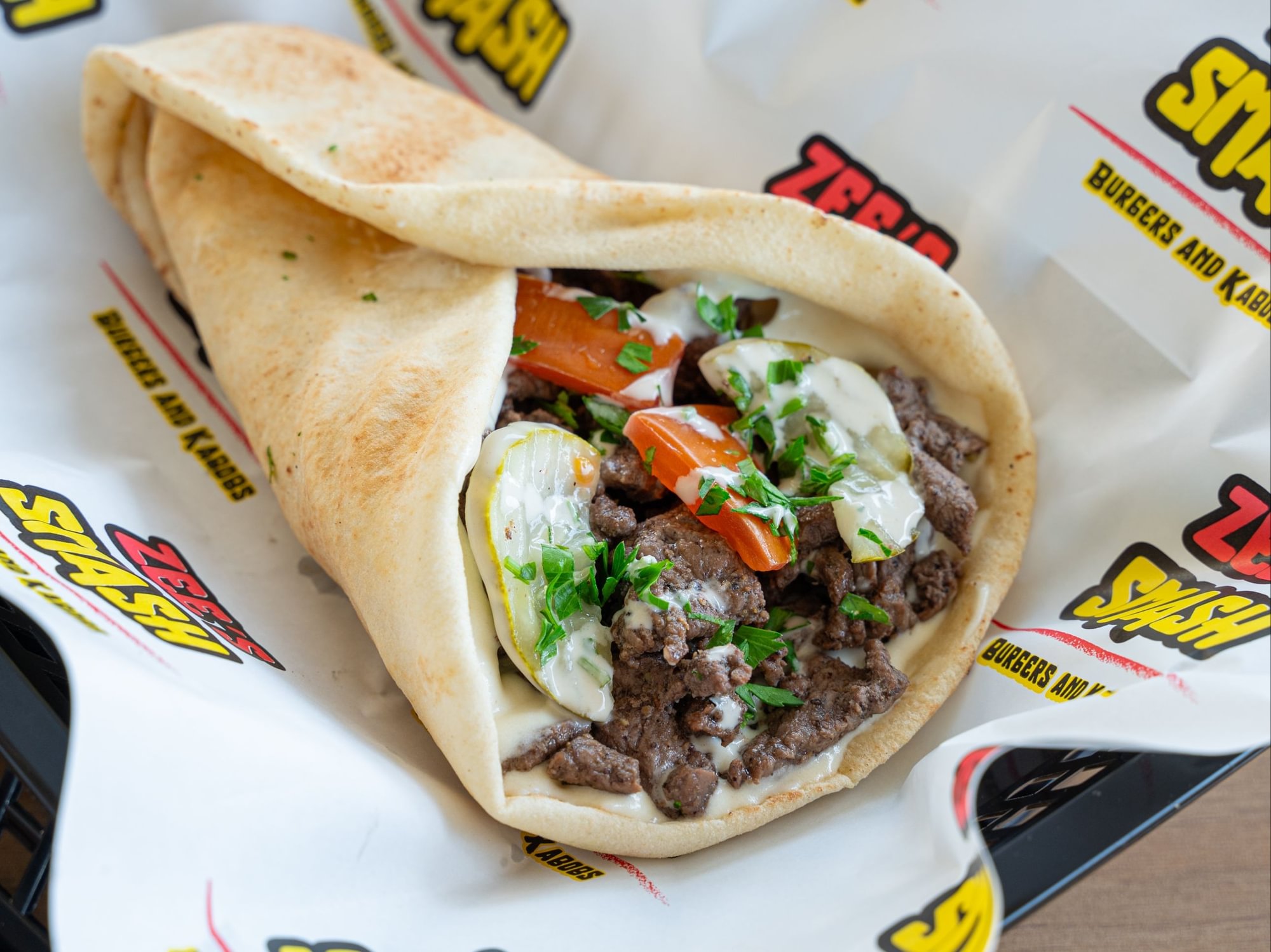 Beef Shawarma Wrap