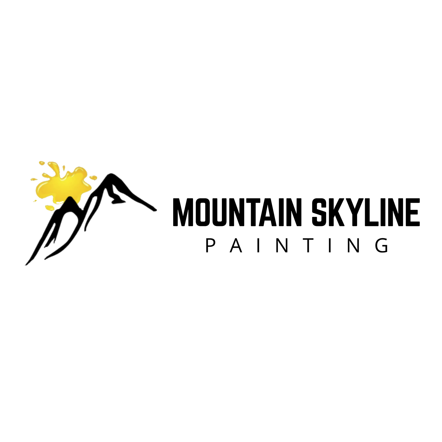 Mountain Skyline Painting