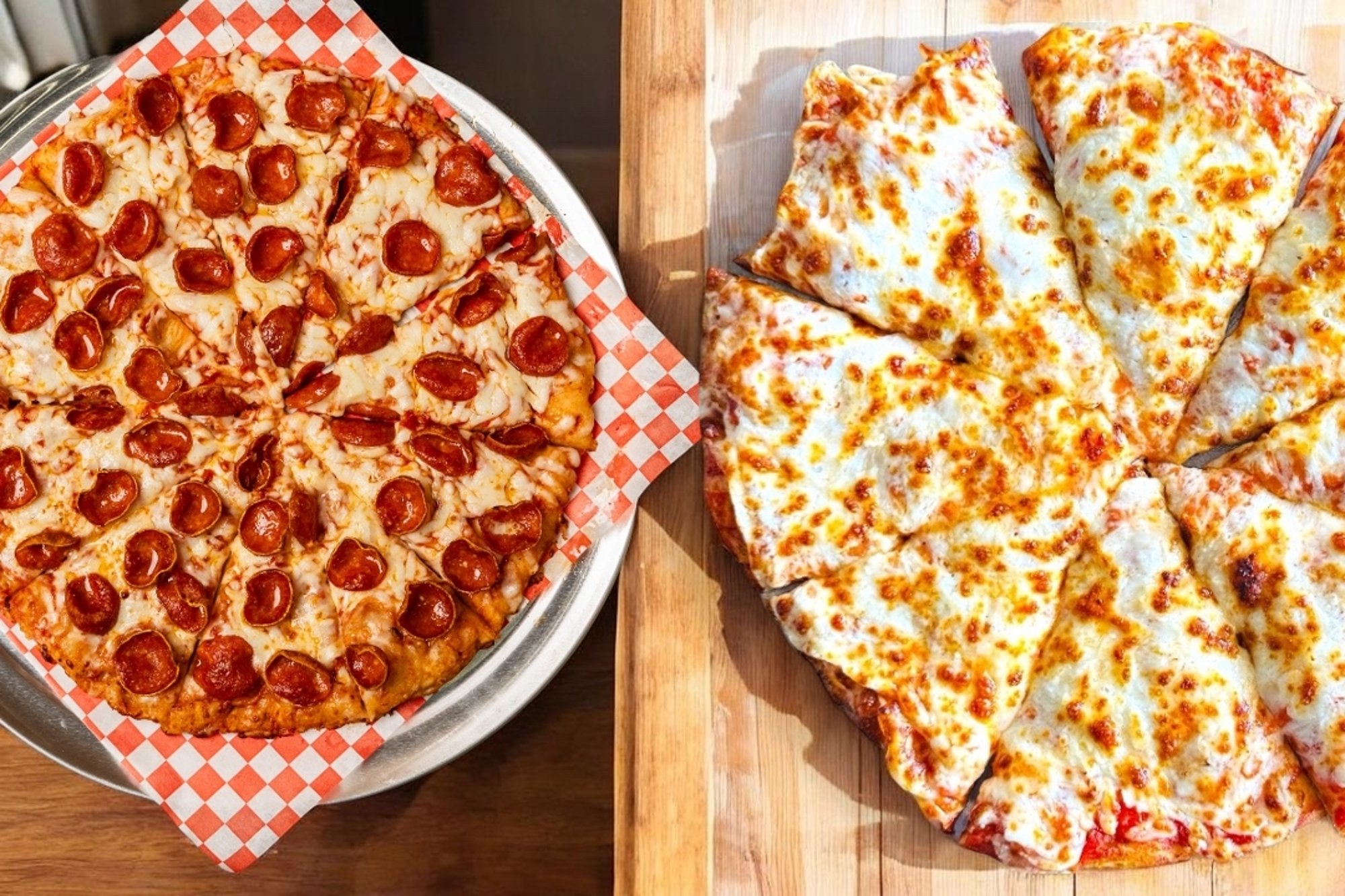 #1 Family Feast - 2 Large 1 Topping Pizza And 2 Liter Soda