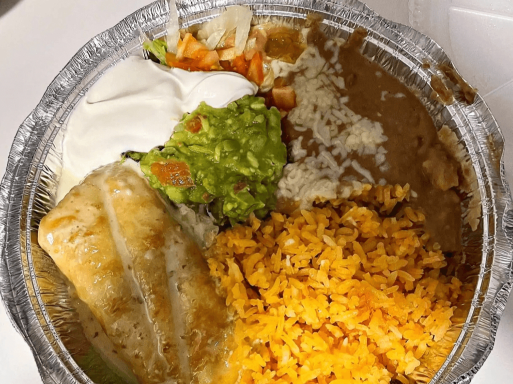 Lunch Chimichanga