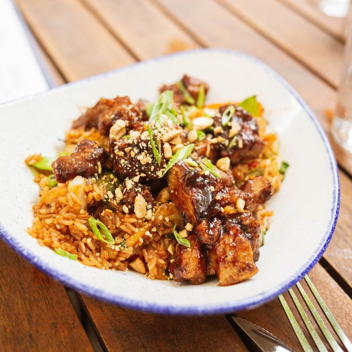 Asian Chicken Rice Bowl