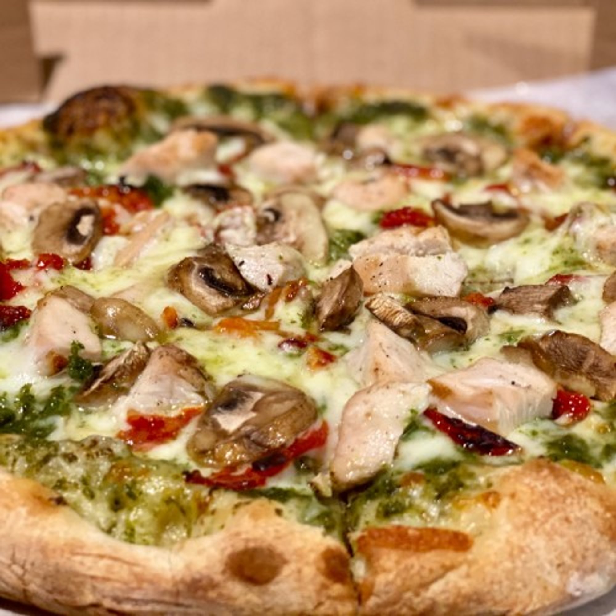 Chicken Pesto Pizza
