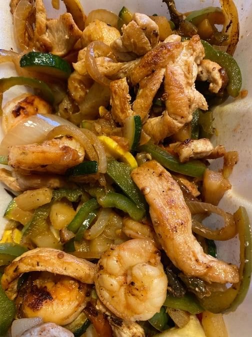 Fajitas Hawaiians