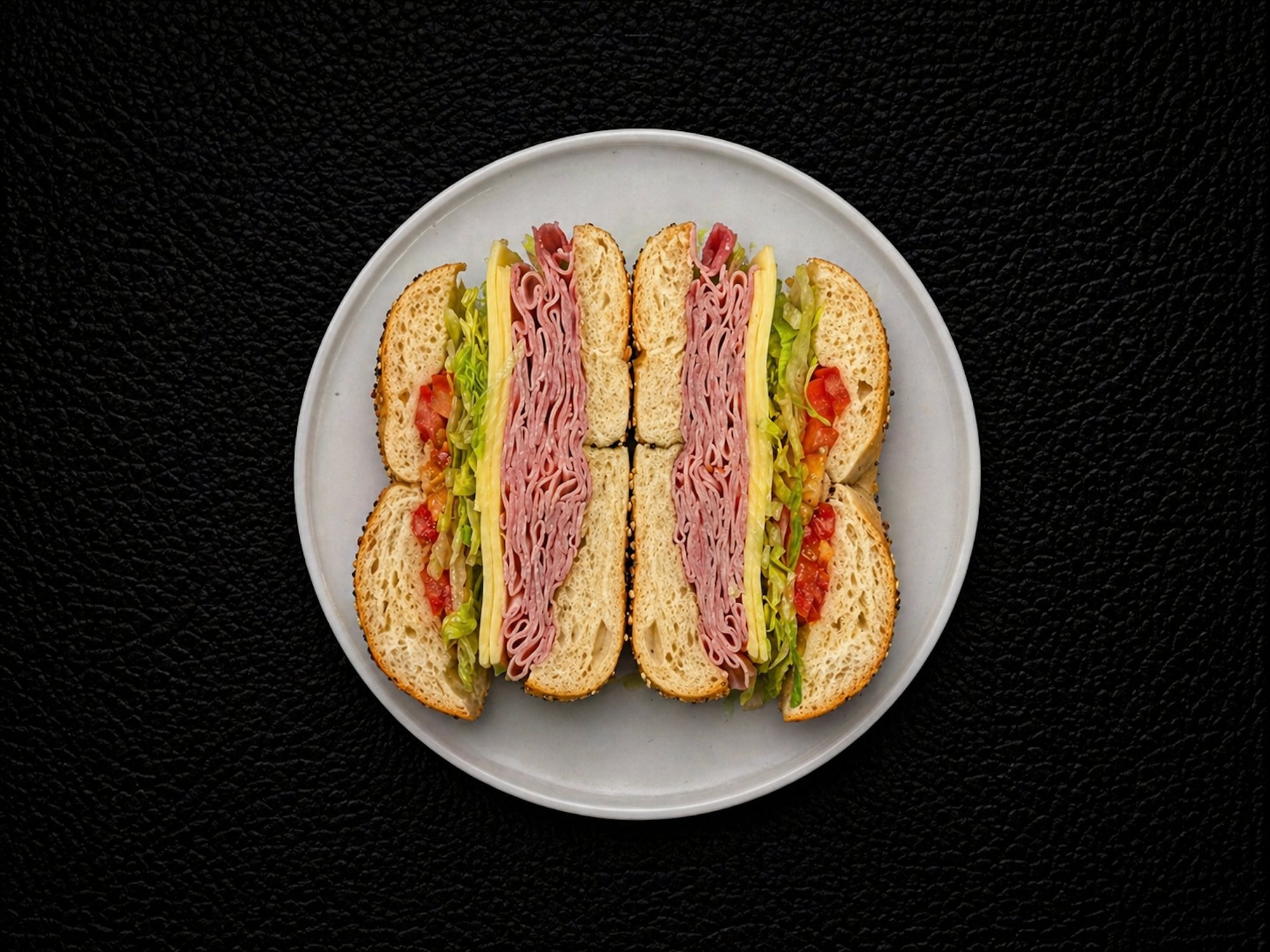 Ham & Swiss Sandwich