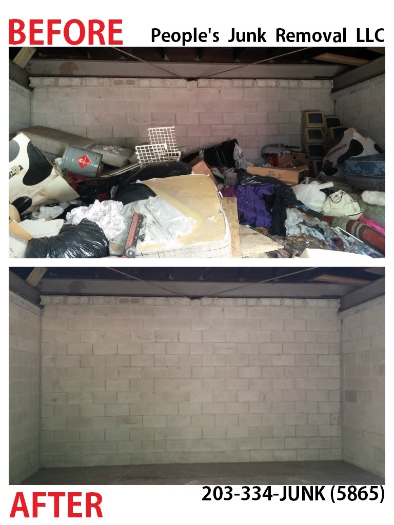 Garage cleanout / Before & After