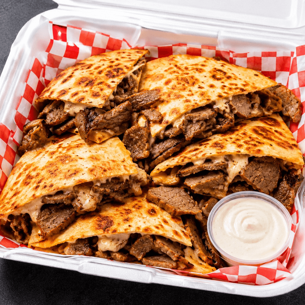 Beef and Lamb Gyro Quesadilla