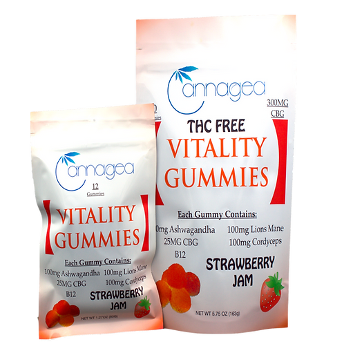 CBG Gummies for Focus and Energy – Vitality Gummies by Cannagea