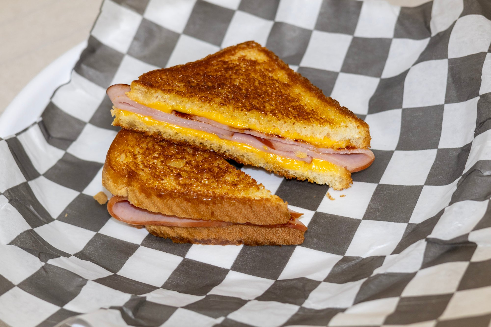 Grilled Ham & Cheese Sandwich