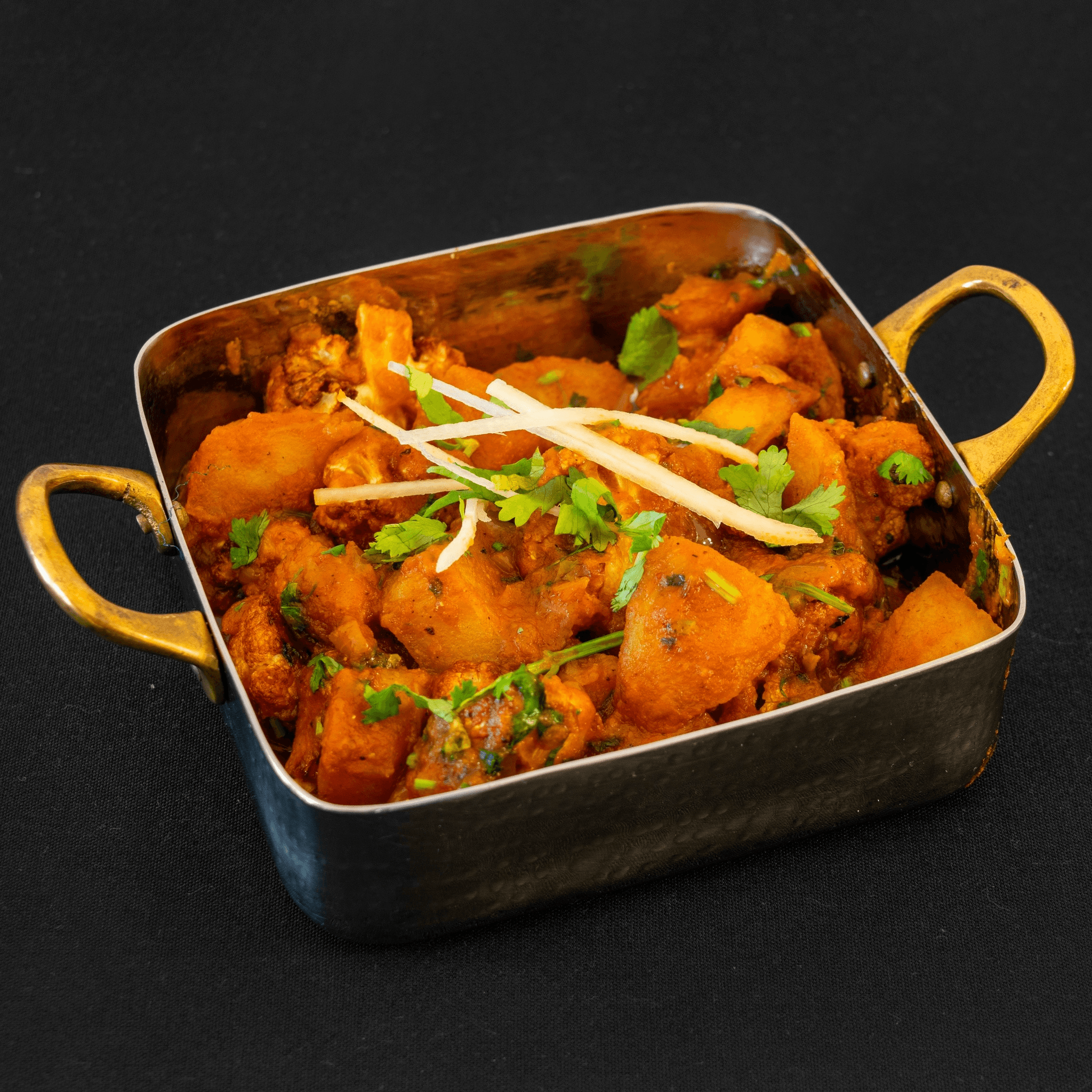 Aloo Gobi Masala Dum (Vegan)