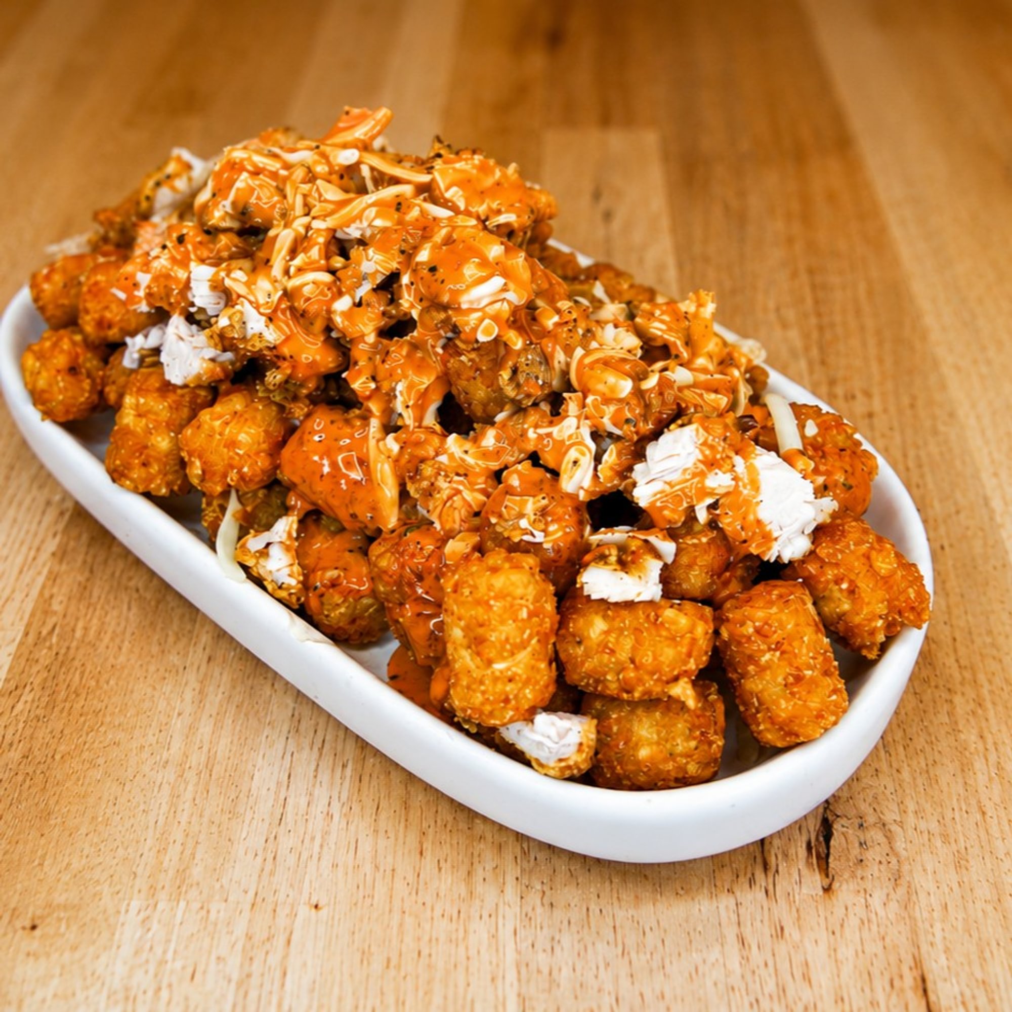 Spicy Lemon Pepper Loaded Fries