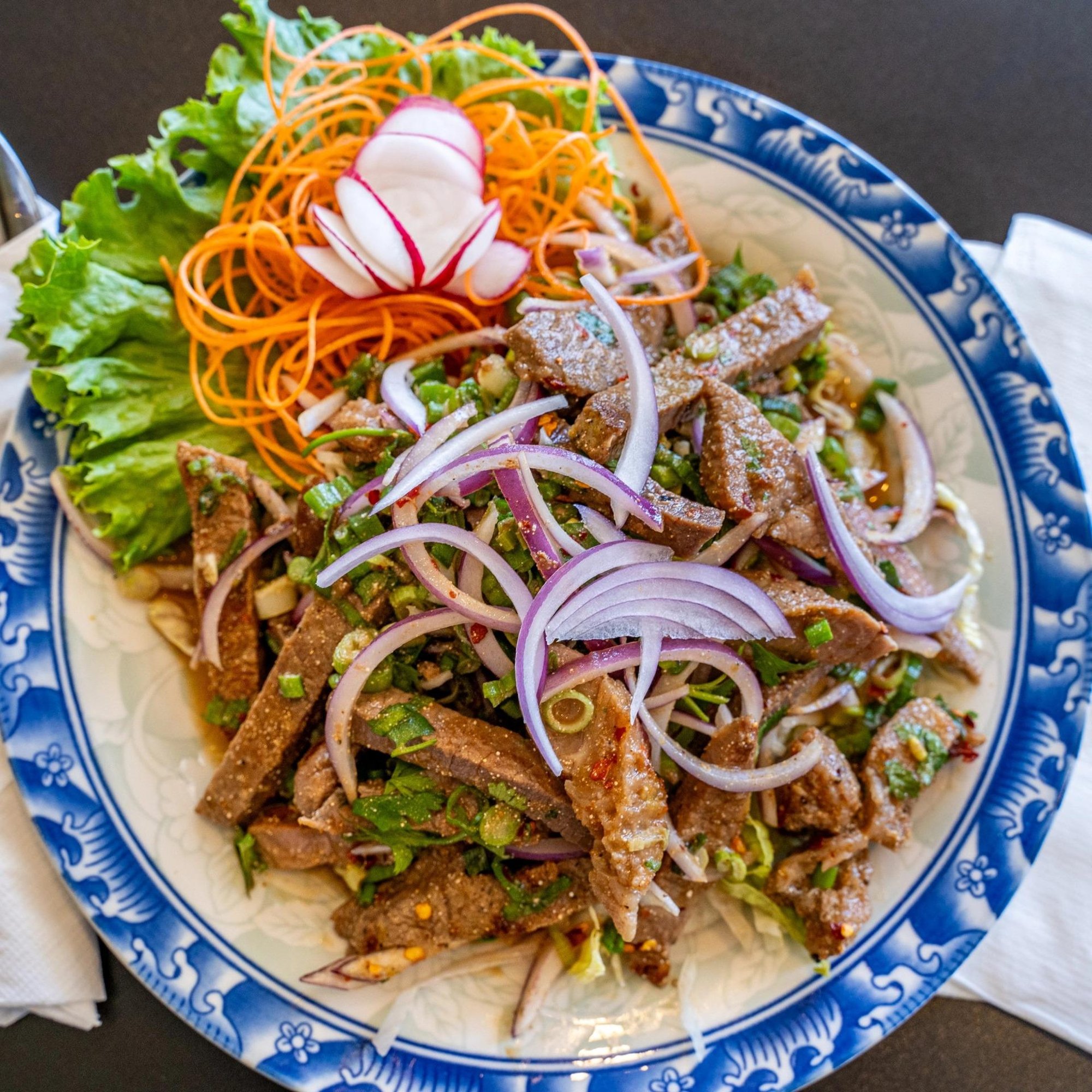 Nua Num Tok (Thai Beef Salad)