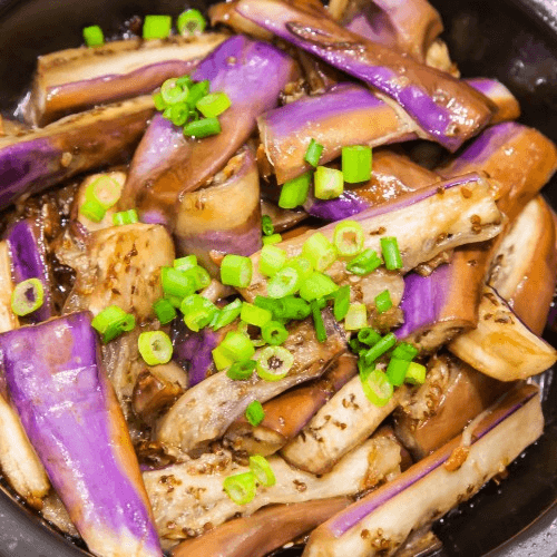 Chicken, Eggplant, & Salted Fish in Clay Pot