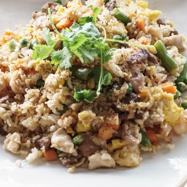 Fried Rice Beef or Pork (Com Chien Bo Hoac Heo)