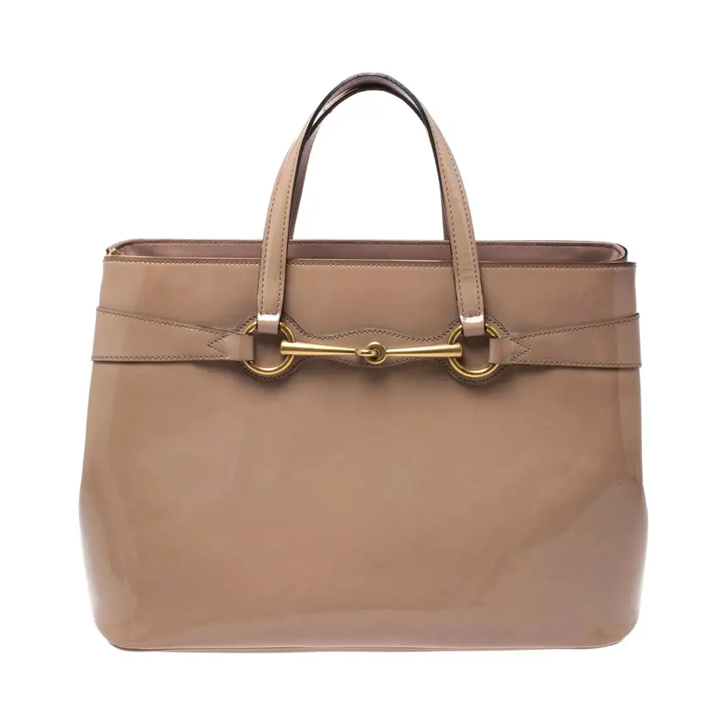 Gucci Patent Leather Bright Bit Tote