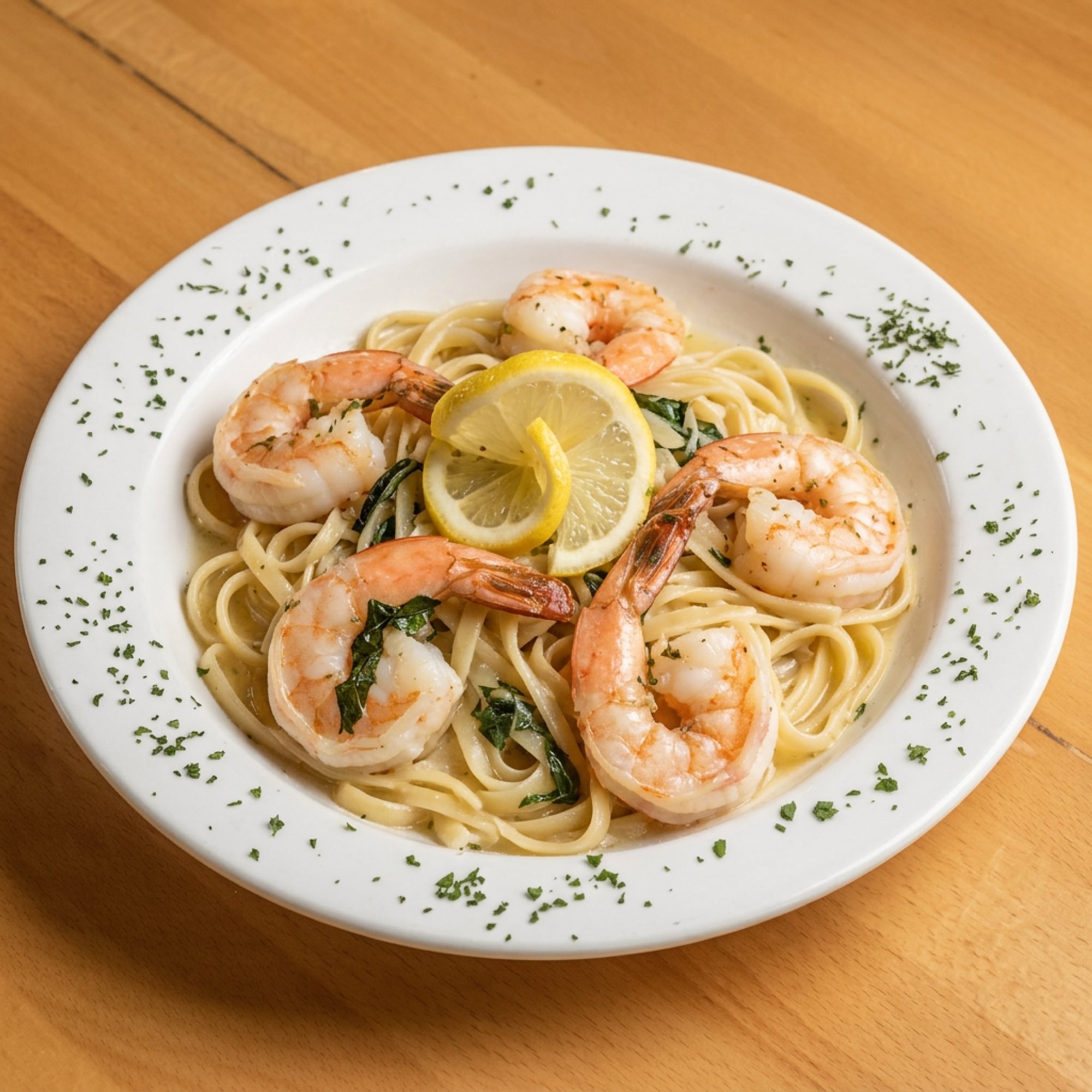 Jumbo shrimp scampi