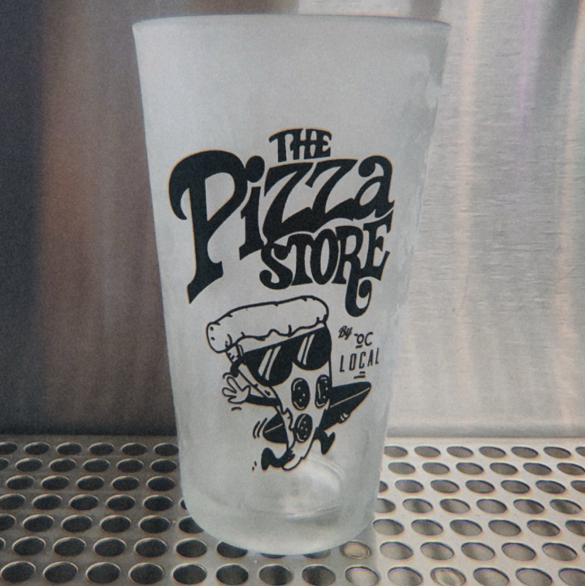 Pizza Store Glass
