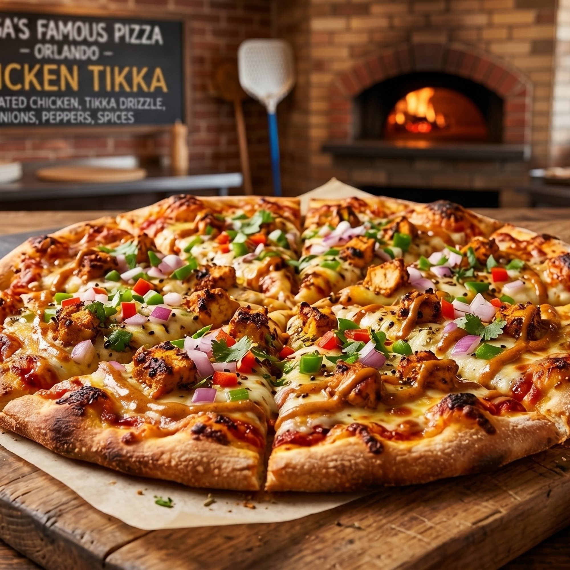 Chicken Tikka Pizza