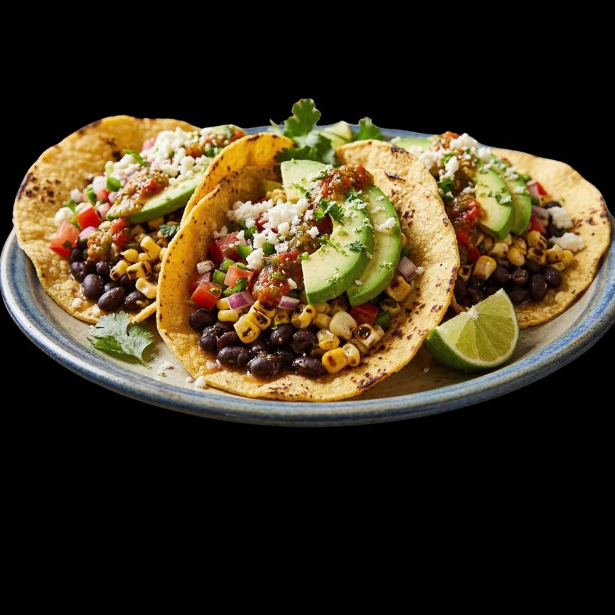 Veggies & Cheese Tacos