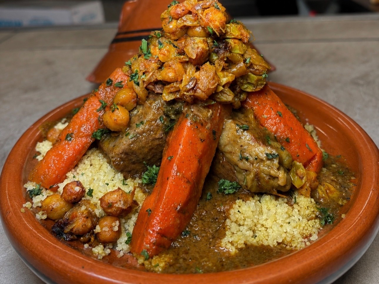 Couscous Plate with Tfaya