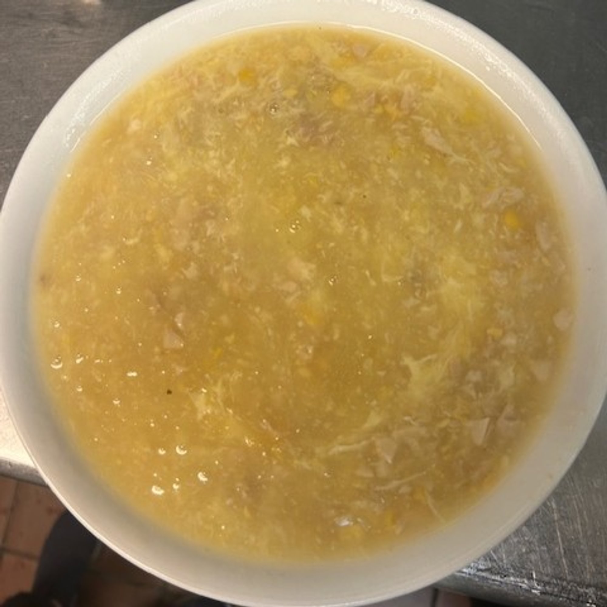 Sweet Corn & Chicken Soup