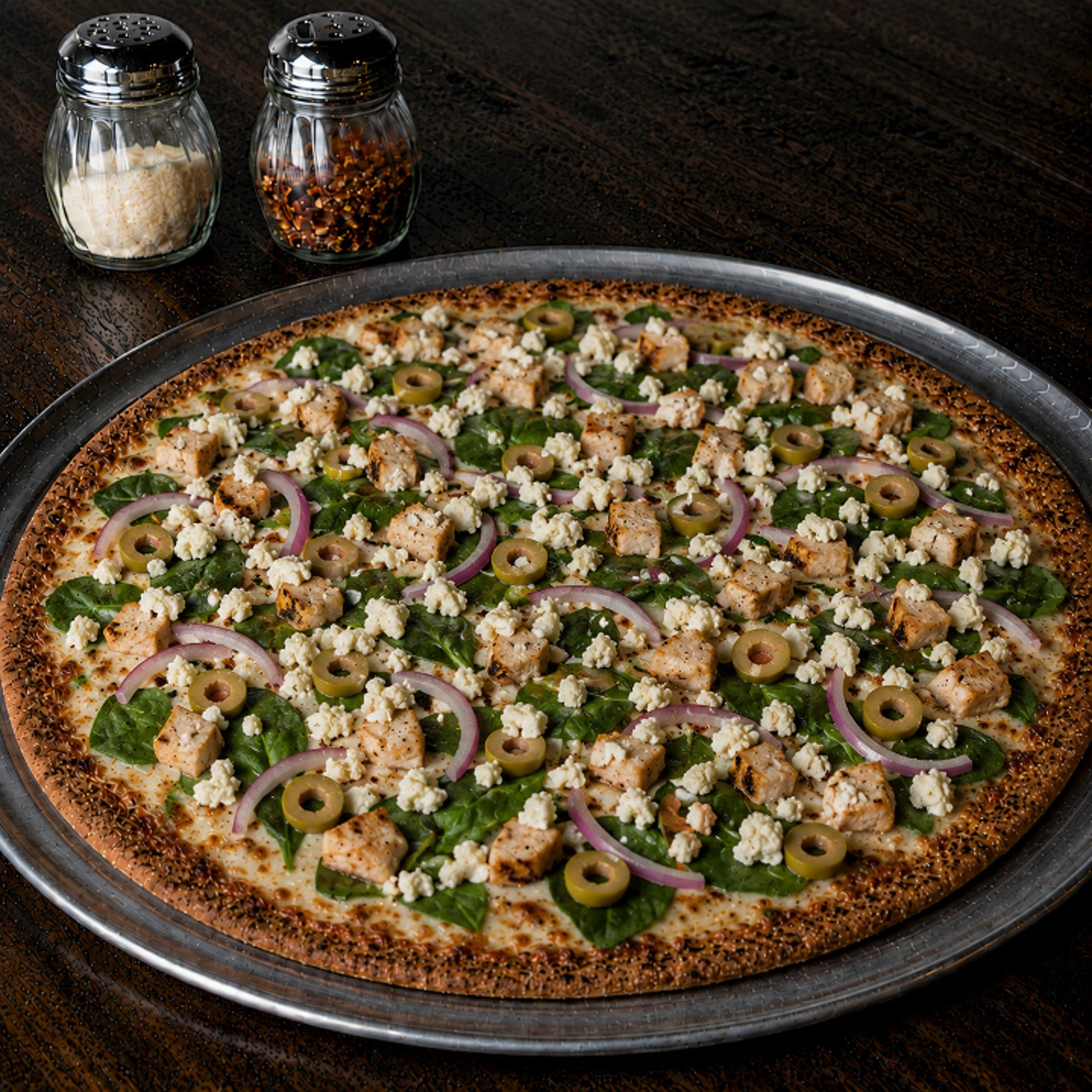 Thin Crust Med Chicken Pie