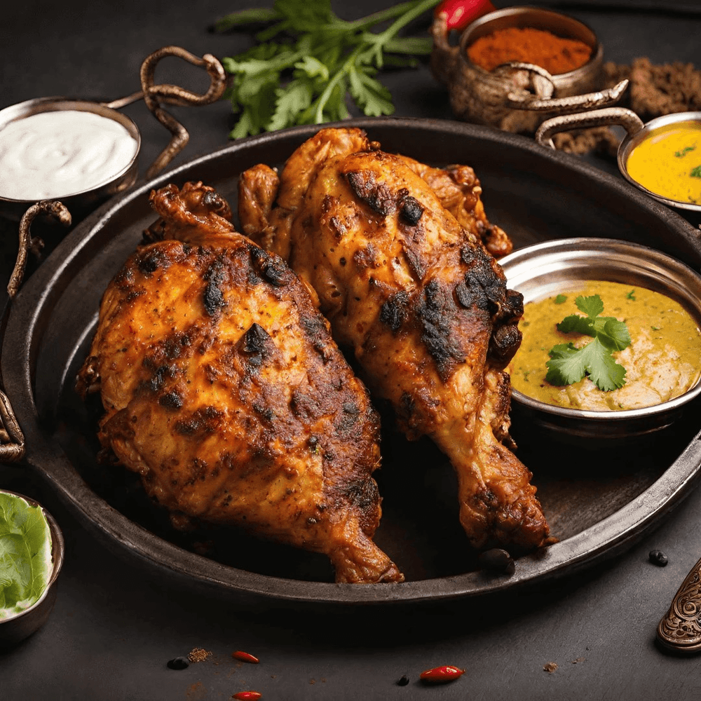 Half Tandoori Chicken (2 pcs)
