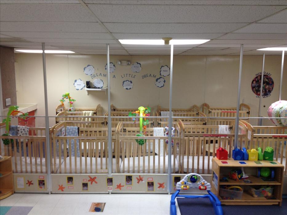 Infant Classroom: Crib Area
