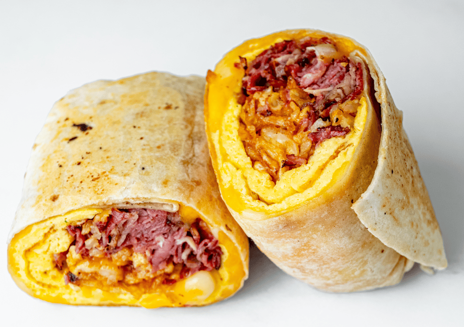 Egg & Pastrami Burrito