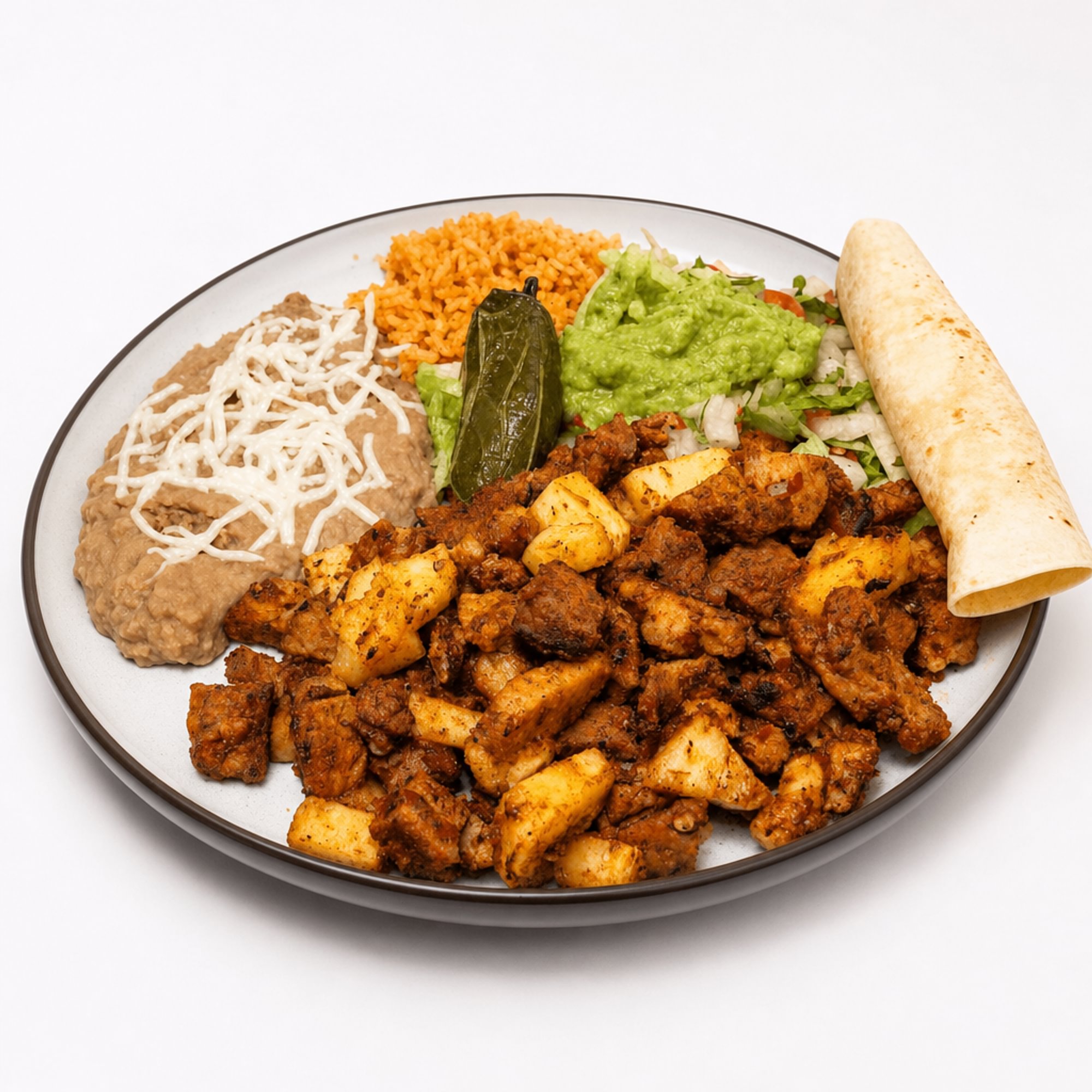 No.8) Al Pastor Plate