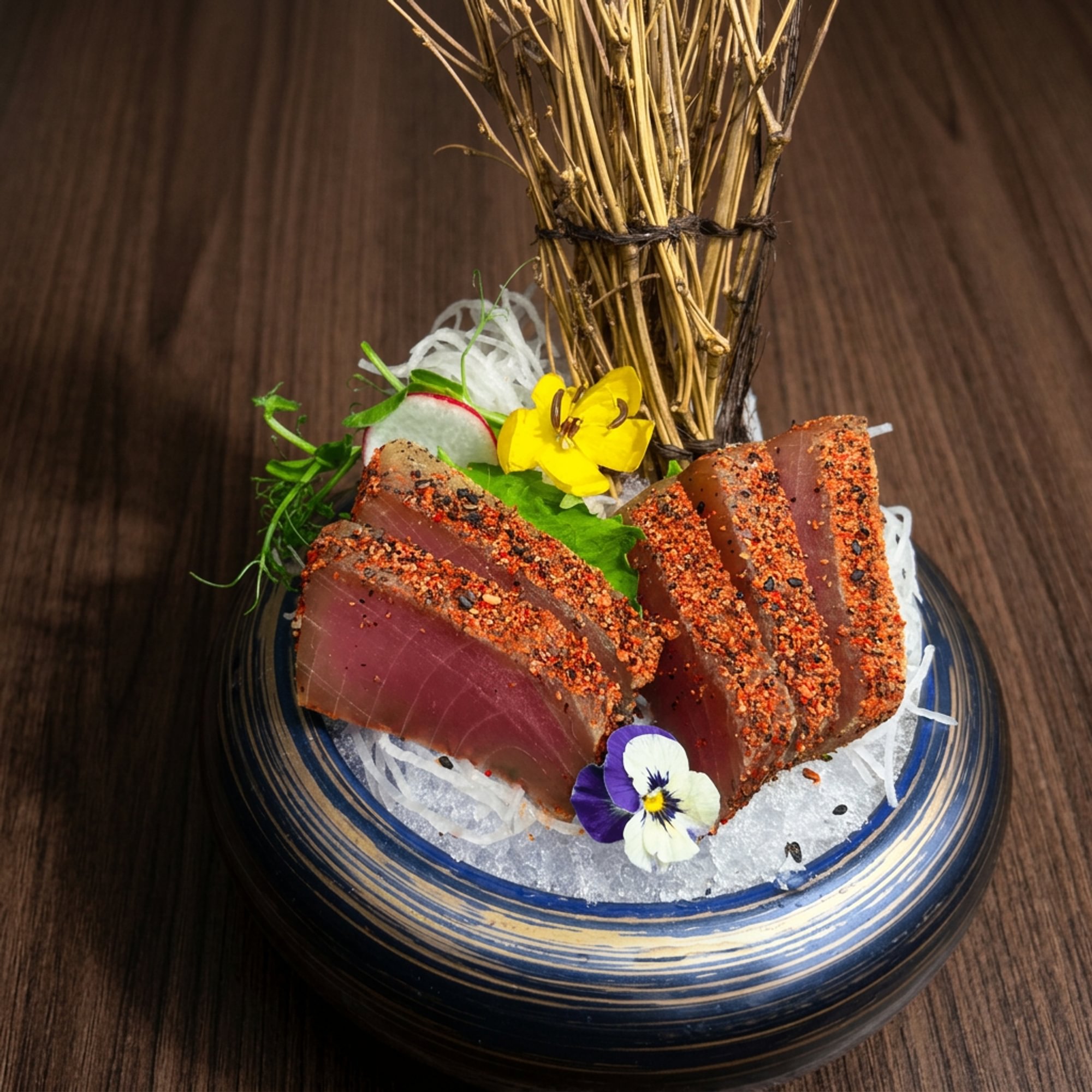 Pepper Tuna Sashimi