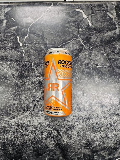 Rockstar Orangeade Recovery Hydration Energy Boost 16oz
