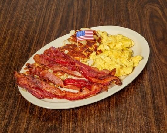 All American Breakfast with Two Eggs