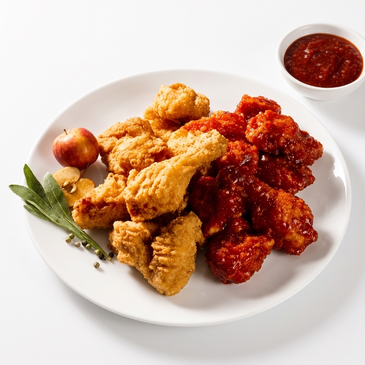 Half Flavored Fried Chicken