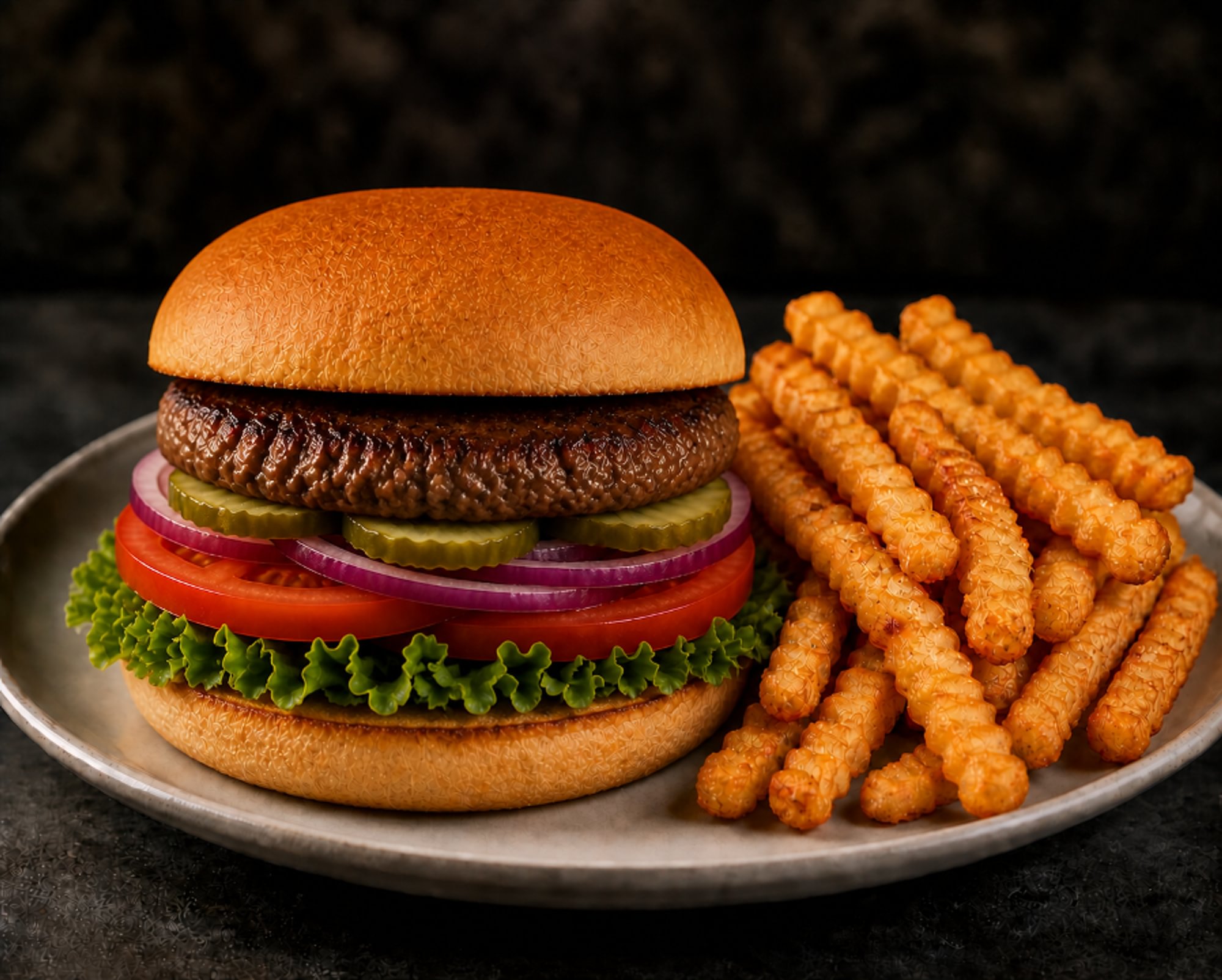 Village Burger Combo