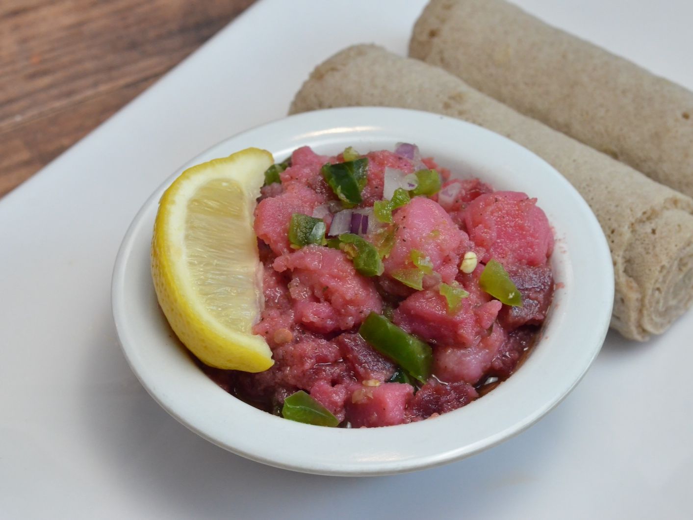 Plain beets & potato salad