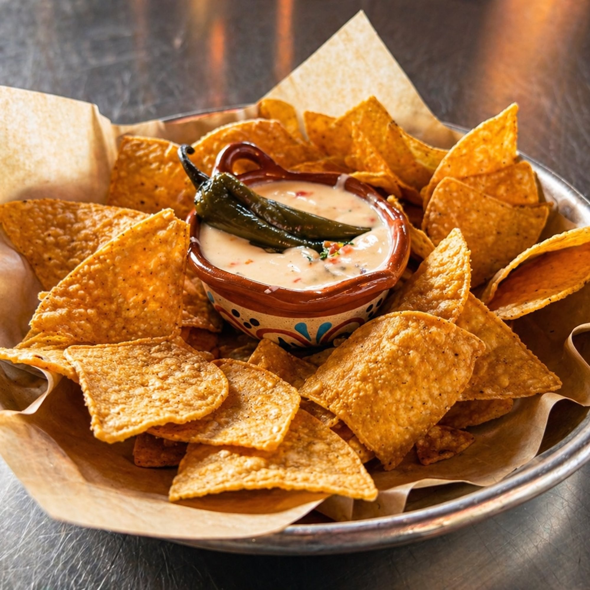 Queso and Chips