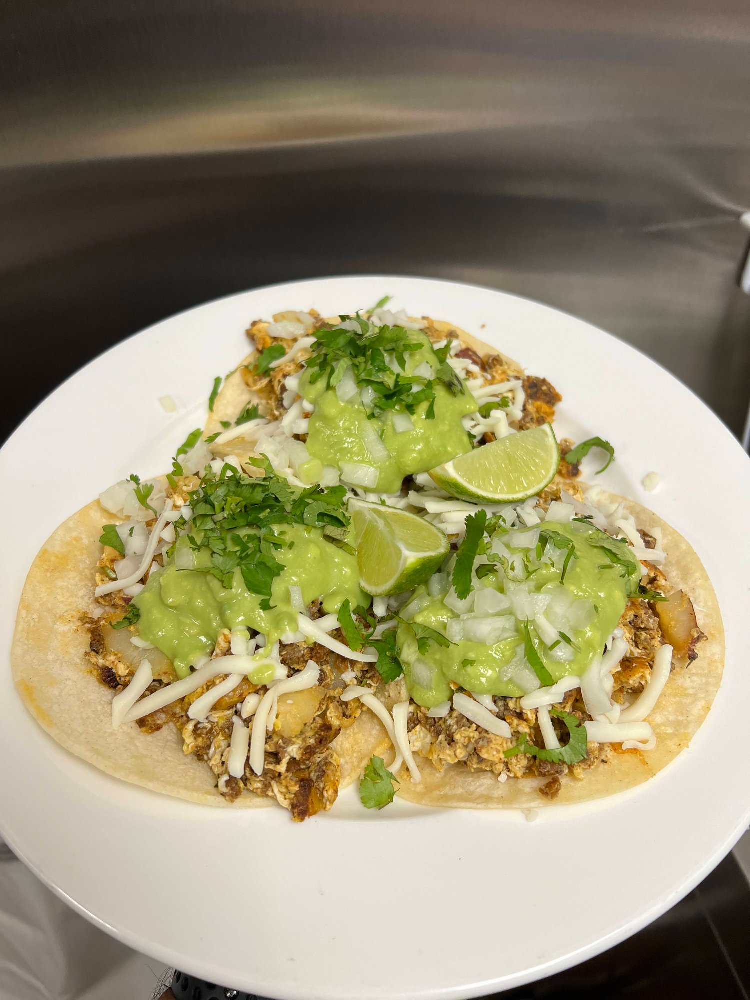 Chorizo Breakfast Taco