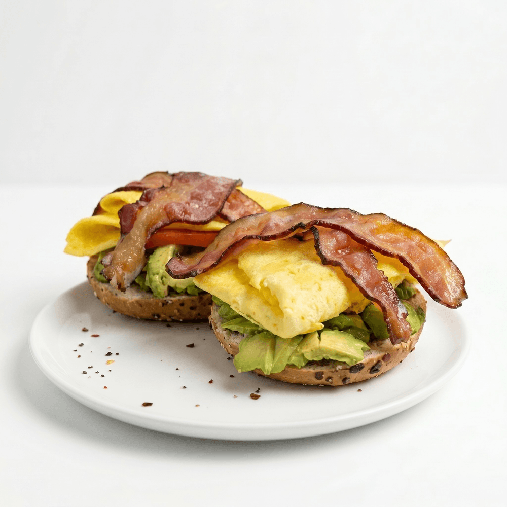 Bagel Avocado Sandwich